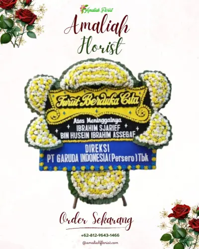 Papan Bunga Duka di Pasa Gadang
