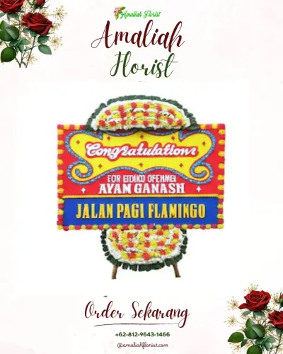 Bunga Papan Congratulation di Pasa Gadang